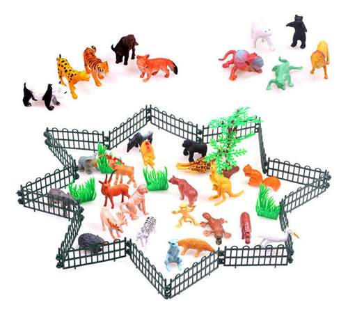 Juego De Juguetes De Animales Juguetes Educativos De Regalo,