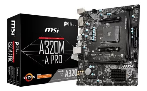 Tarjeta Madre Msi A320m-a Pro Socket Am4 Micro Atx Ddr4