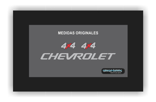 Adhesivos Chevrolet S10 D-max Luv Año 2010 - 2014