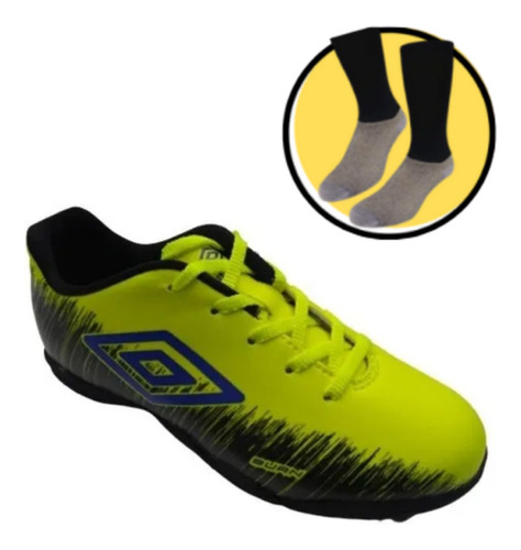 Botin Umbro Niño Burn 920894+medias Gratis!!