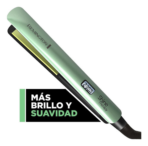 Imagen 3 de 8 de Plancha de cabello Remington Shine Therapy S9960 verde 110V