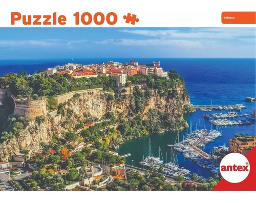 Imagen 1 de 3 de Puzzle 1000 Piezas Rompecabezas Monaco Europa 3064 Antex Edu