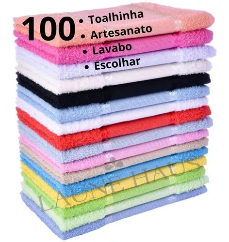 Kit de 100 toallas de mano para lavabo, multiusos, escuela, hogar, coche