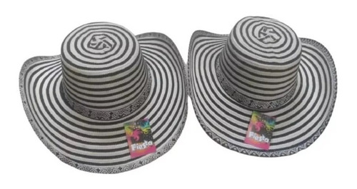 Sombrero Costeño En Nylon Colombiano Sintetico Fiestero.