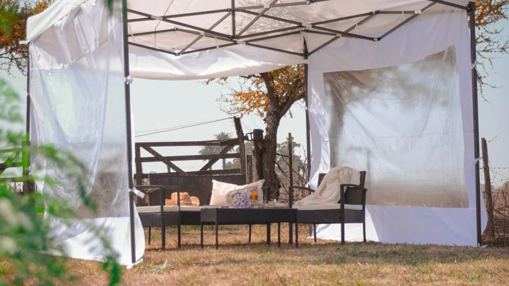 Conocé el gazebo autoarmable
