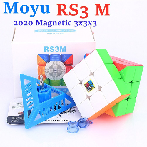 Cubo Rubik Profesional 3x3 Moyu Rs3m Magnetic 2020