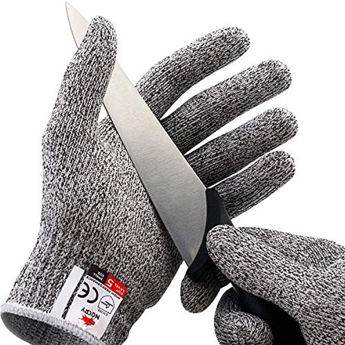 Guantes De Resistente Al Corte l, Gris, Marca Pyle