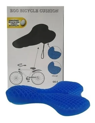 Asiento Cojín Gel para Bicicleta Normal y Estacionaria Funda GENERICO