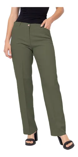 Pantalon verde petroleo sales