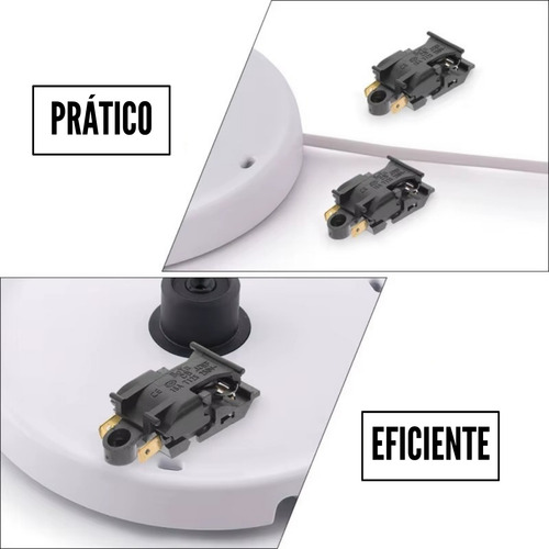 Interruptor Chave Para Chaleira Elétrica Bivolt 16a