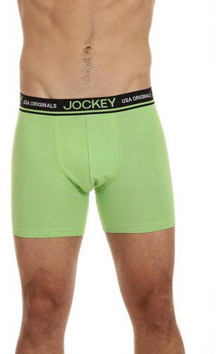 Pack 2 Boxer Cotton Spandex Liso Unicolor Jockey