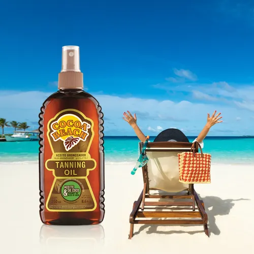 Cocoa Beach Bronceador Aceite Coco 250 Ml Pack 8 Unidades