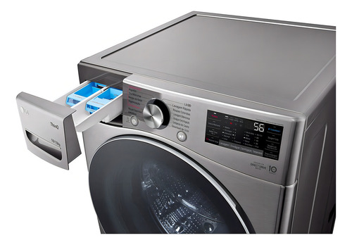 Lava E Seca LG Smart 18kg Inox Look Com Inteligência Artific