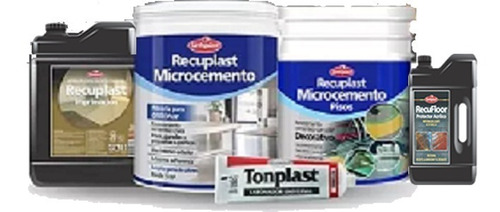 Kit Recuplast Microcemento Para 5 Metros Cuadrados Con Laca