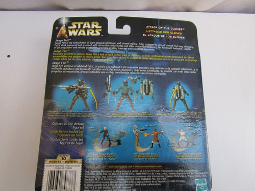 Star Wars Jango Fett Deluxe Attack Of The Clones (Usado)
