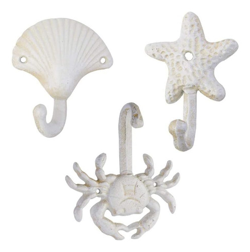 Lb-laiba Ganchos Para Abrigos De Estrella De Mar De Concha D