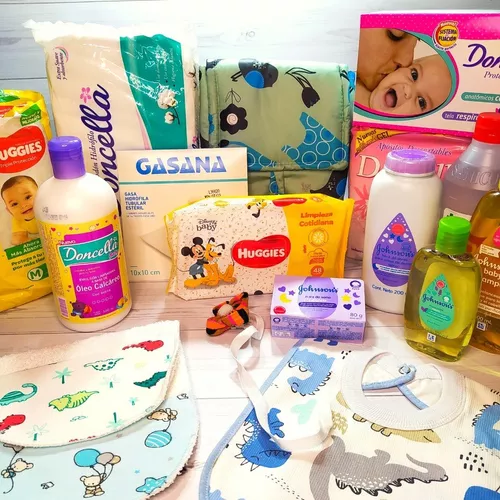 Kit De Higiene X16 Productos Recién Nacidos Johnson Bebés