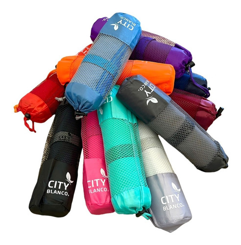 Imagen 2 de 8 de Toallon De Secado Rapido Grande Microfibra Gamuzada Playero 80x130cm Con Bolsita De Viaje De Regalo!