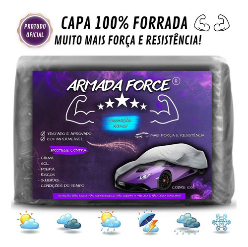 Capa De Cobrir Carro Tiida Hatch Forrada Armada Force