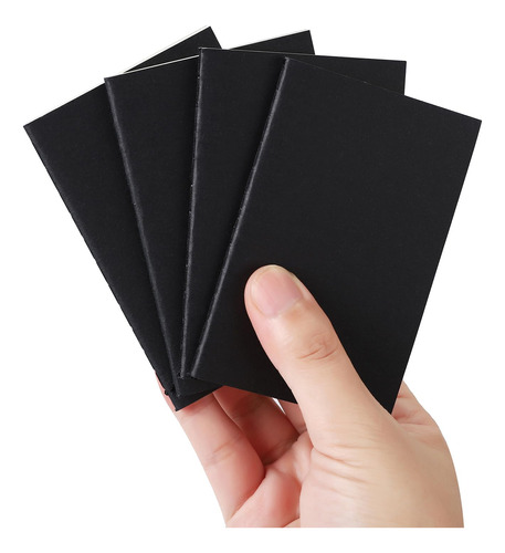 Paquete 4 Mini Cuadernos De 6.35 X 10.16 Cm 30 Hojas