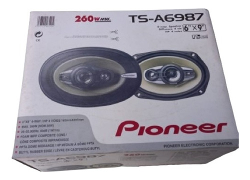 Parlantes Pioneer Ts-a6987 260w 16x24  4 Vias Coaxial