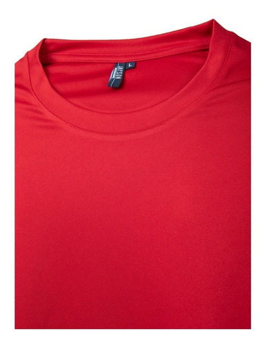 Imagen 3 de 5 de Polera Mujer Dry-fit Cuello Polo - Rojo