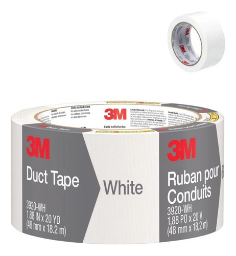 Pack X4 Cinta Multiproposito 3m Ducttape 48mm X 18m Colores