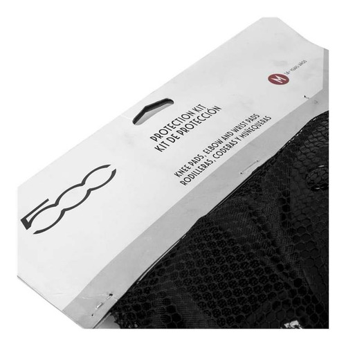 Imagen 6 de 7 de Kit Protecciones Fiat 500 Skate Roller Monopatin Bicicleta