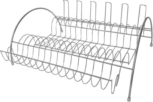 Escorredor De Louça Inox Multiuso Arco Arame Top Cromado