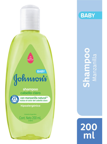 Johnson's Cabello Claro Shampoo Para Bebé 200ml