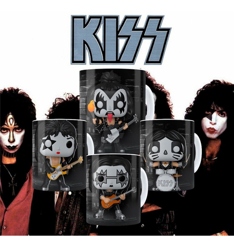 20 Tazas Personalizadas Sublimadas Plasticas Kiss