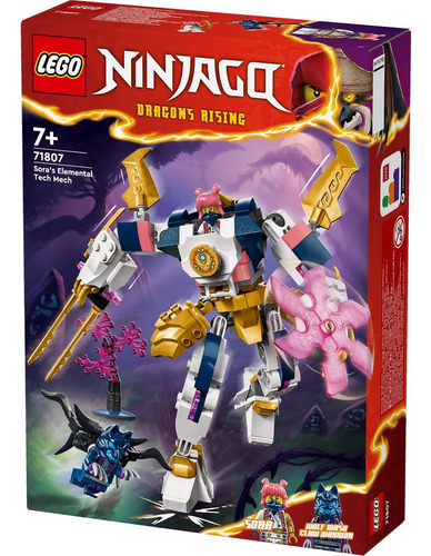 Lego Ninjago - Sora's Elemental Tech Mech - 209 Pcs - 71807