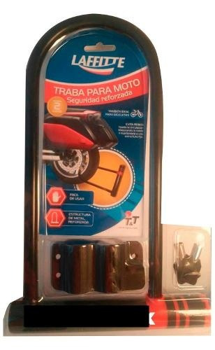 Candado Traba U Acero Moto Bicicleta Reja Seguridad