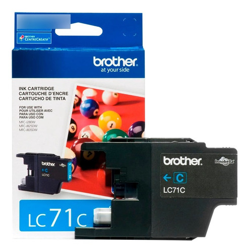 Cartucho Brother Tinta Ciano - Lc71c