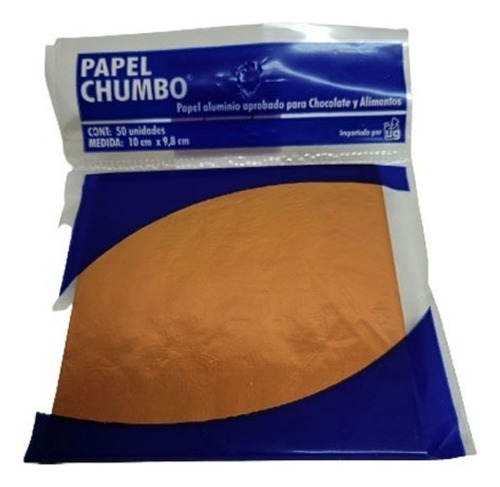 Papel Chumbo 8x8 Pascuas Bombones Paq X50 U Color Liso