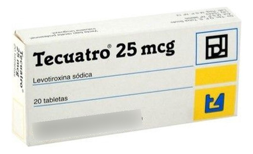 Tecuatro® 25mcg X 20 Comprimidos - Levotiroxina
