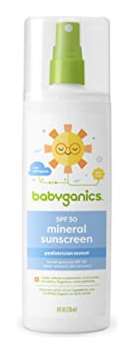 Babyganics Spf 50 Spray Protector Solar Mineral Para Bebé, S