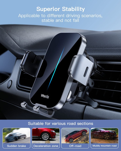 Cargador Inalámbrico Para Automóvil Alineación Automática
