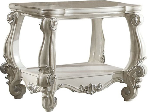 Acme Versailles  - Mesa Auxiliar Color Blanco Hueso