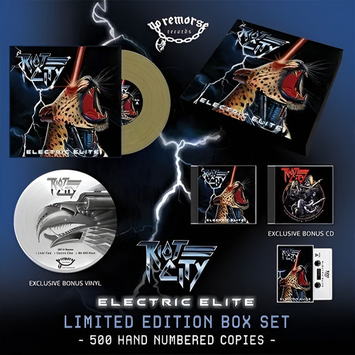 Riot City - Electric Elite Lp Box Set Nuevo!!