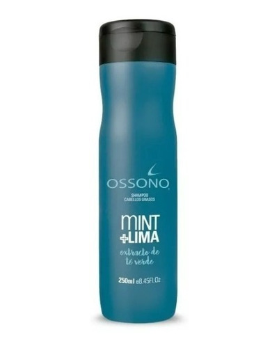 Shampoo Cabellos Grasos Ossono Menta Lima Y Te Verde X 250ml