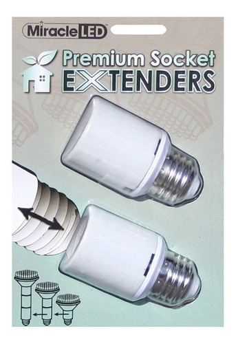 Miracle Led U.l. Listado Extensor Conector Para Bombilla