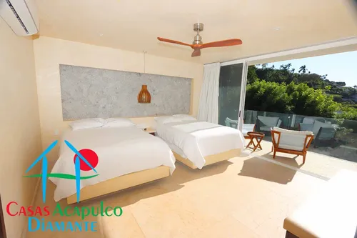 Cad Tres Vistas. Terraza Con Asoleadero, Alberca Privada, Palapa Y Preciosa Vista Al Mar