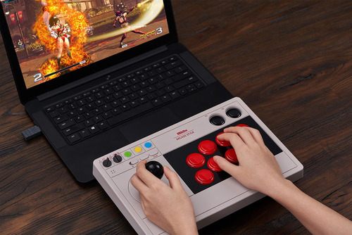 Arcade Fight Stick Retro De 8 Bits Con Joystick Para Switch