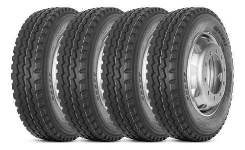 Kit 4 Pneu Durable 275/80r22.5 149/146m Tl Dr877 Liso Misto