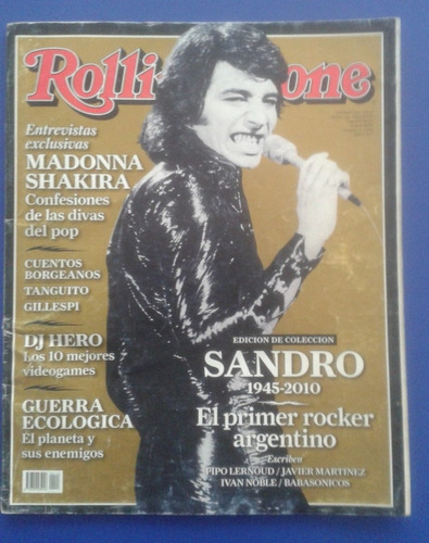 Revista Rolling Stones Especial De Sandro