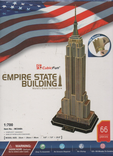 Puzzle 3d Empire State Building Mc048h
