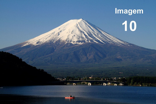 Papel De Parede Adesivo Montanha Alpes Fuji 8m²