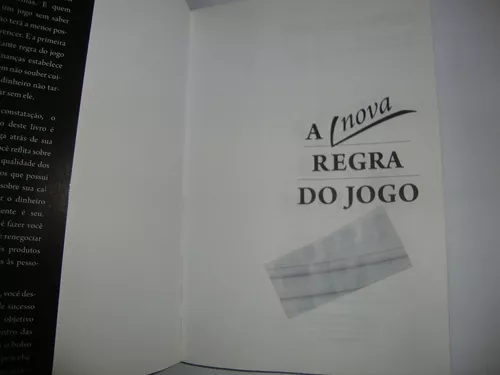 Livro: A Nova Regra Do Jogo Rafael Paschoarelli