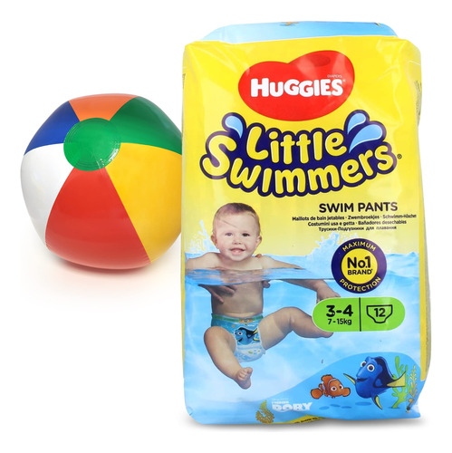 Little Swimmers - Paales Desechables De Natacin  (15 A 33 Li